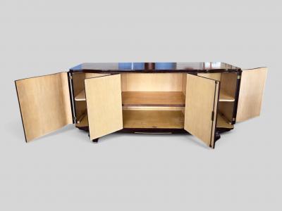 Jules Leleu French Art Deco Sideboard in the style of Jules Leleu 1940s