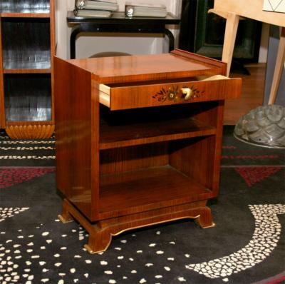 Jules Leleu Jules Leleu Pair Of French Art Deco Side Tables
