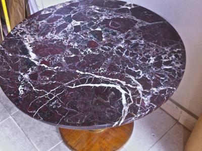 Jules Leleu Jules Leleu Signed Coffee Table with a Superb Marble Top