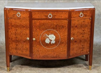 Jules Leleu Jules Leleu cabinet in mahogany and amboyna