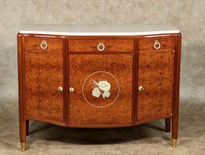 Jules Leleu Jules Leleu cabinet in mahogany and amboyna