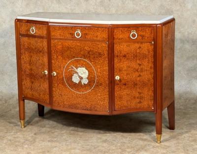Jules Leleu Jules Leleu cabinet in mahogany and amboyna