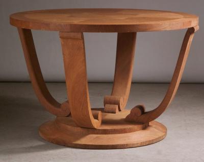 Jules Leleu Jules Leleu oak parquetry table