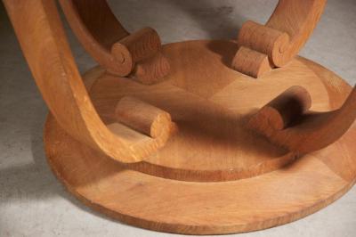 Jules Leleu Jules Leleu oak parquetry table