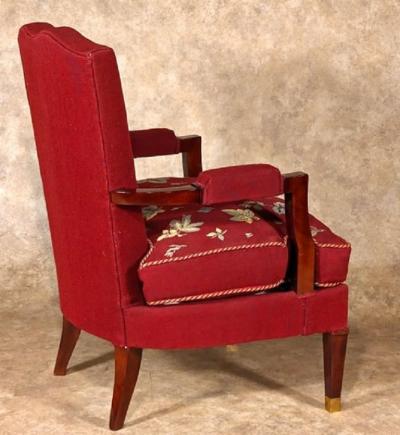 Jules Leleu Jules Leleu pair of 1940s armchairs