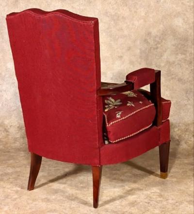 Jules Leleu Jules Leleu pair of 1940s armchairs