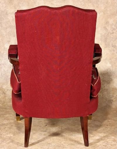 Jules Leleu Jules Leleu pair of 1940s armchairs