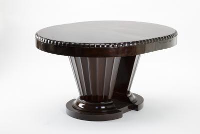 Jules Leleu Jules Leleu rarest historical art deco extendable dinning table