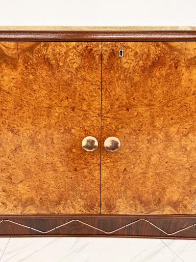 Jules Leleu Monumental 119 Long French Art Deco Credenza Style of Jules Leleu