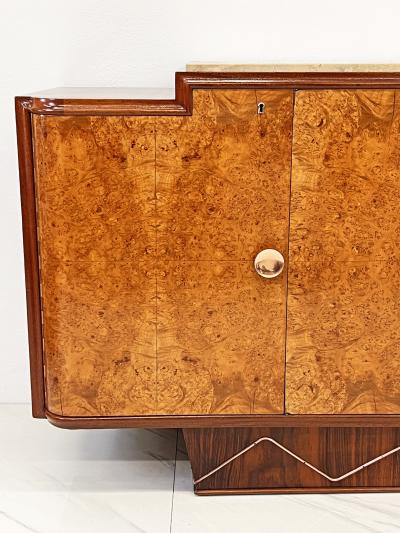 Jules Leleu Monumental 119 Long French Art Deco Credenza Style of Jules Leleu