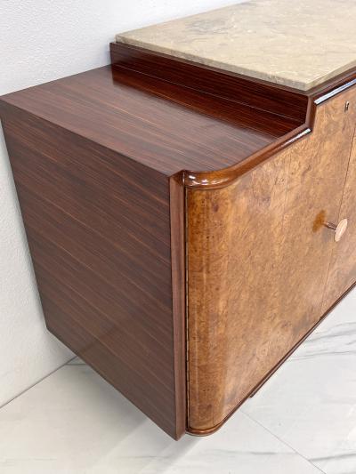 Jules Leleu Monumental 119 Long French Art Deco Credenza Style of Jules Leleu