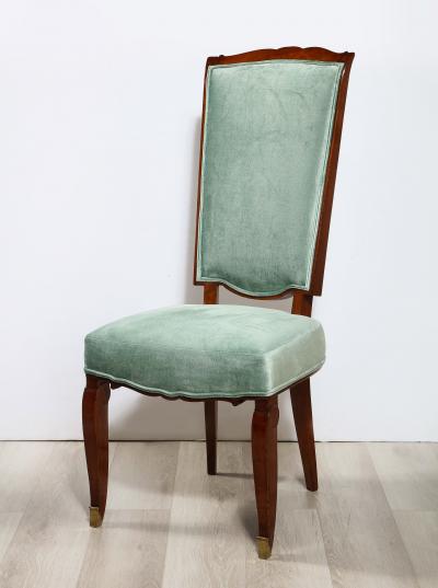 Jules Leleu Set of 6 Dining Chairs
