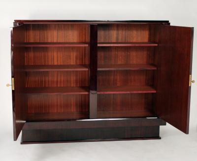 Jules Leleu Shelves Cabinet by Jules Leleu