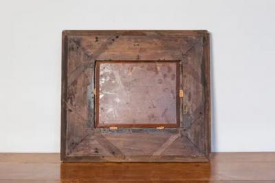 Jules Leroy Leroy French Giltwood Framed Oil on Panel Kitten Painting Signed Jules Le Roy