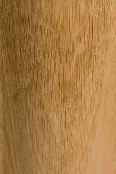 Jules Lobgeois French Contemporary Unique Solid Oak and Brass Tall Duramen