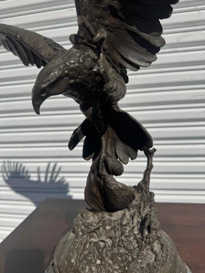 Jules Moigniez Jules Moigniez 25 Bronze Sculpture The Falcon 