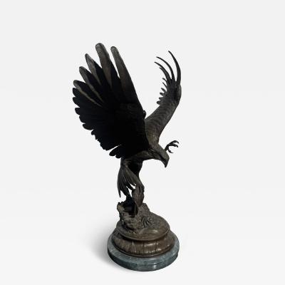Jules Moigniez Jules Moigniez 25 Bronze Sculpture The Falcon 