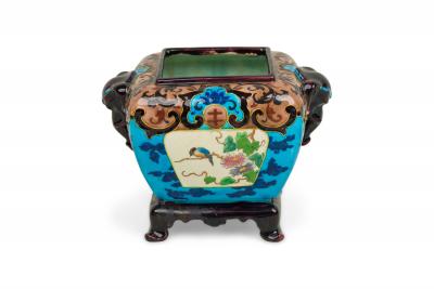 Jules Vieillard French Victorian Chinoiserie Cachepot