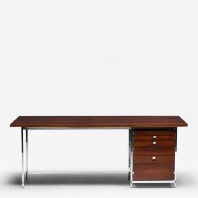 Jules Wabbes Executive Desk by Jules Wabbes for Mobilier Universel Belgium 1950s