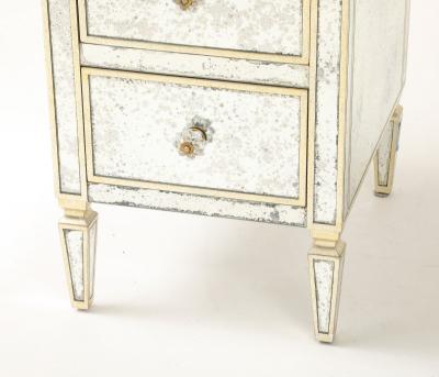 Julia Gray Mirrored Desk Vanity
