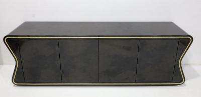 Julian Chichester Julian Chichester Deneuve Cabinet in High Gloss Black Vellum
