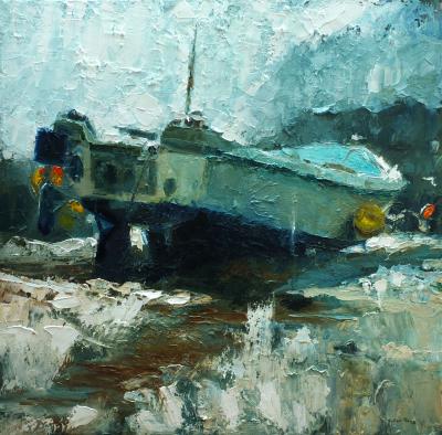 Julian Rowe Resting Boat