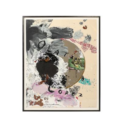 Julian Schnabel Olatz L pez Color Screenprint on Arches Paper by Julian Schnabel