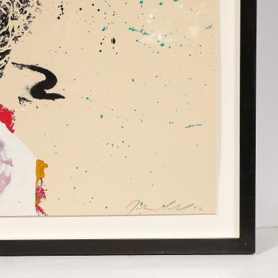 Julian Schnabel Olatz L pez Color Screenprint on Arches Paper by Julian Schnabel