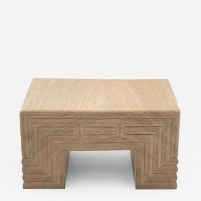 Julian Schwarz Angular Stool Ribbed