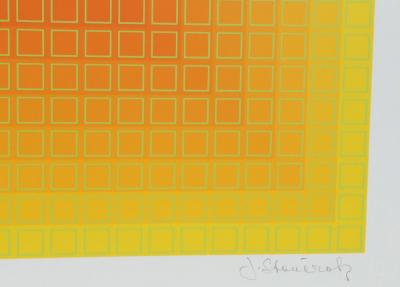 Julian Stanczak Yellow Filtration