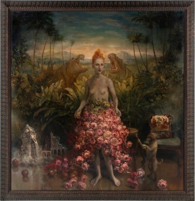 Julie Heffernan Self Portrait in a Quagmire