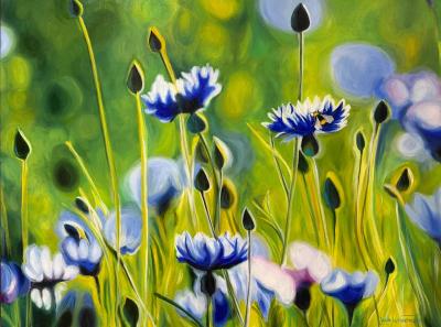 Julie Whitehead Corn Flowers 1