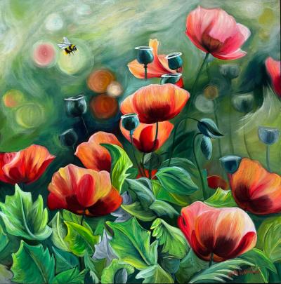 Julie Whitehead French Poppies 1