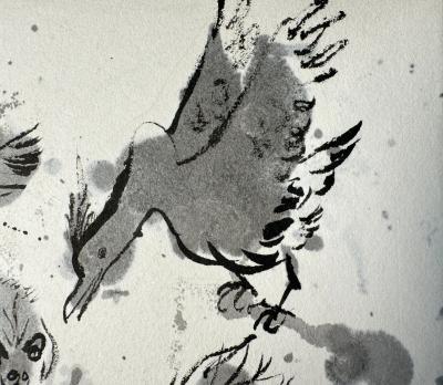 Juliet Kepes Cat Dog Bird Monkey Owl Lady Bug Portrait Alert Animals Illustration