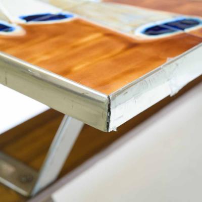 Juliette Belarti 1960s Tile top coffee table by Juliette Belarti