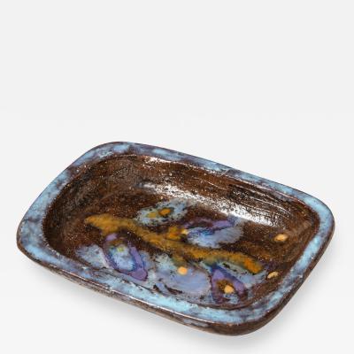 Juliette Derel Signed Juliette Derel Stoneware Dish