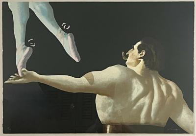 Julio Larraz 1991 Julio Larraz Strong Man 17 30