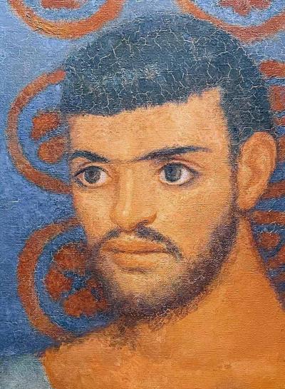 Julius Thiengen Bloch Young Aegean Islander Brilliant Painting by Julius Bloch