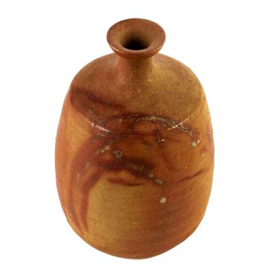 Jun Isezaki Modern Studio Vase Bizen Ware by Jun Isezaki
