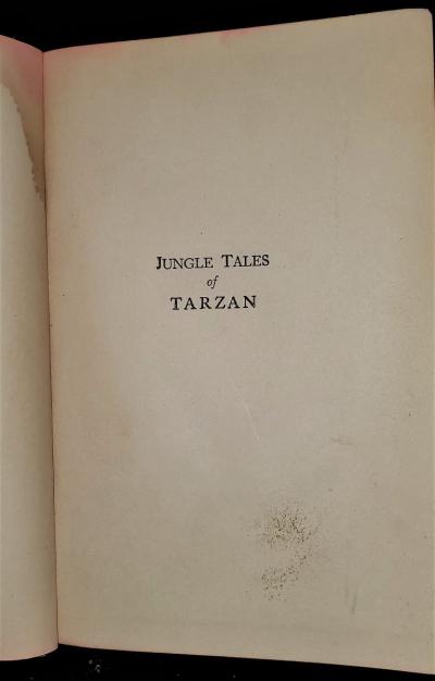 Jungle Tales of Tarzan First Edition