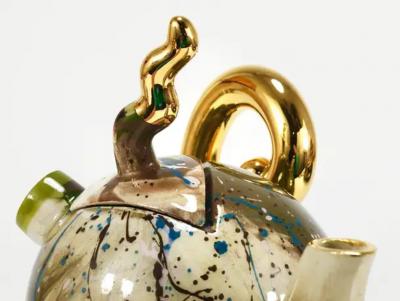 Juraj Mahalik Sculptural Postmodern Pop Art Tea Service by Art4 Slovakia 1990s
