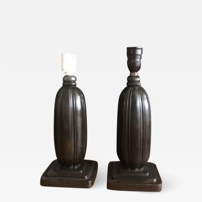 Just Andersen A Pair of table lamps by Just Andersen