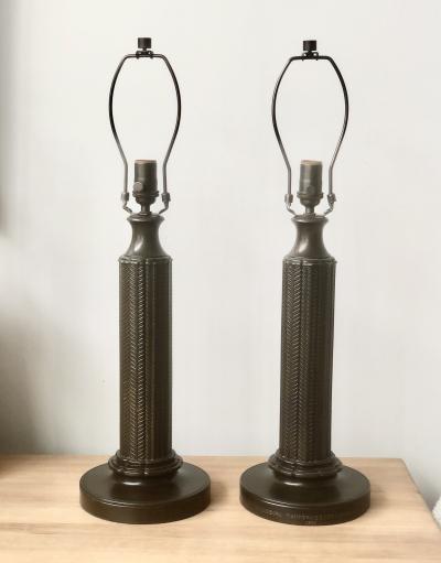 Just Andersen A pair of table lamps by Just Andersen