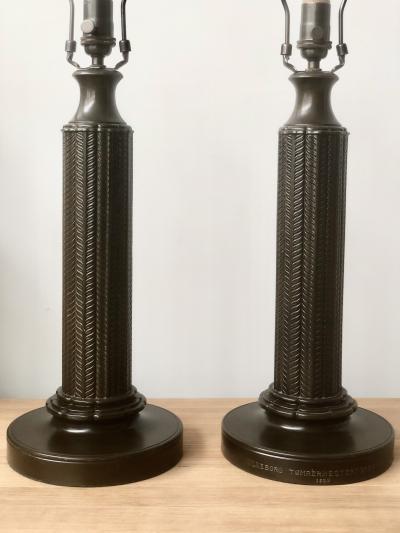 Just Andersen A pair of table lamps by Just Andersen