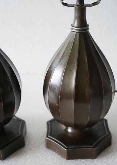 Just Andersen A pair of table lamps by Just Andersen