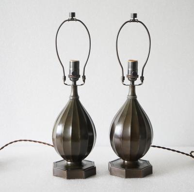 Just Andersen A pair of table lamps by Just Andersen