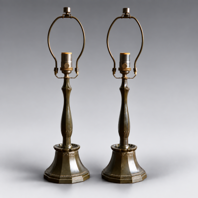Just Andersen A pair of table lamps by Just Andersen