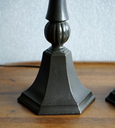 Just Andersen A pair of table lamps by Just Andersen