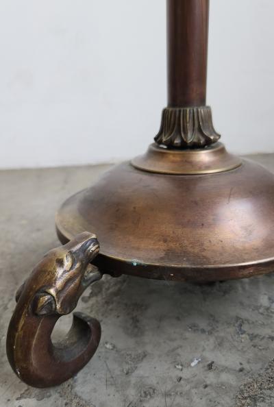 Just Andersen Adjustable Brass Floor Lamp Scandinavia 1920s