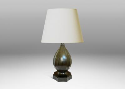 Just Andersen Art Deco Table Lamp in Disko by Just Andersen